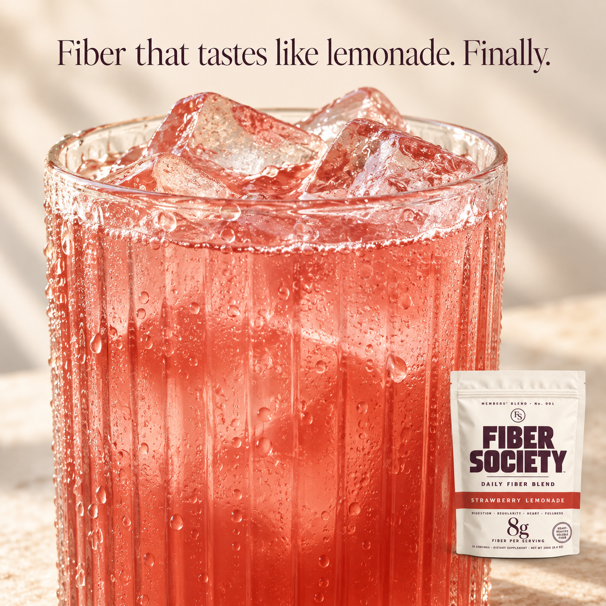 Daily Fiber Blend — Strawberry Lemonade